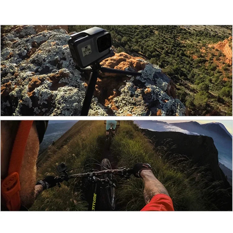Boîtier de protection PULUZ en plastique ABS avec support et vis longue pour GoPro HERO (2018) /7 Noir /6 /5, pour GoPro HERO6 /5
