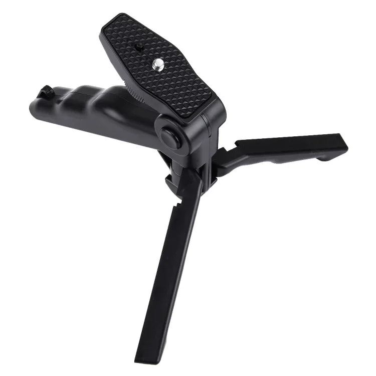 Support de trépied pliable PULUZ Grip avec adaptateur et vis pour GoPro, Insta360, DJI et autres caméras d'action, charge maximale : 2 kg
