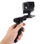 Support de trépied pliable PULUZ Grip avec adaptateur et vis pour GoPro, Insta360, DJI et autres caméras d'action, charge maximale : 2 kg
