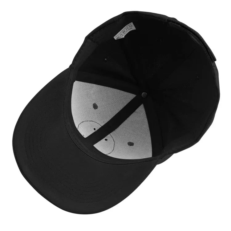 Casquette de baseball PULUZ avec fixation à boucle en J et vis pour GoPro, DJI OSMO Action et autres caméras d'action. Coloris : noir, rouge et bleu foncé.