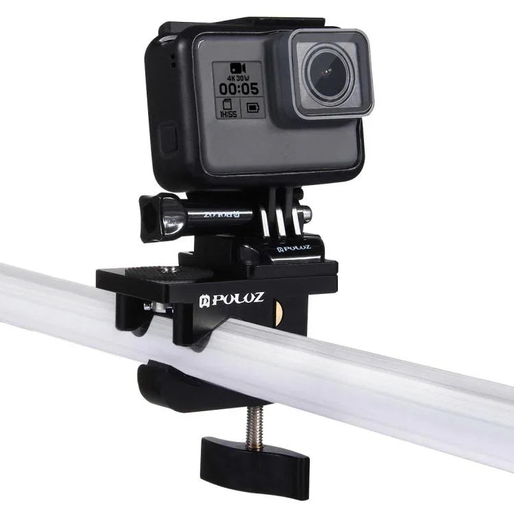 Support de fixation universel PULUZ en alliage d'aluminium pour GoPro, Insta360, DJI et autres caméras d'action.