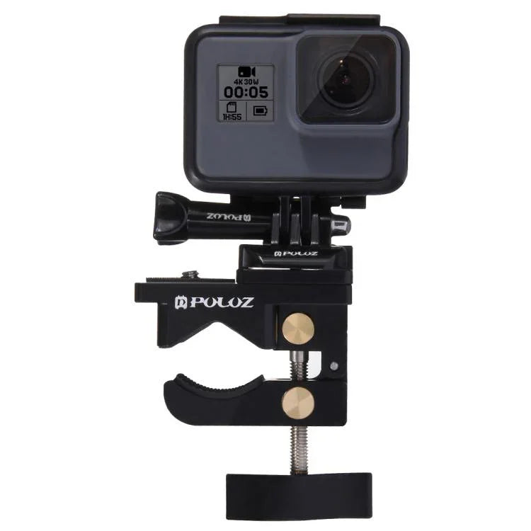 Support de fixation universel PULUZ en alliage d'aluminium pour GoPro, Insta360, DJI et autres caméras d'action.