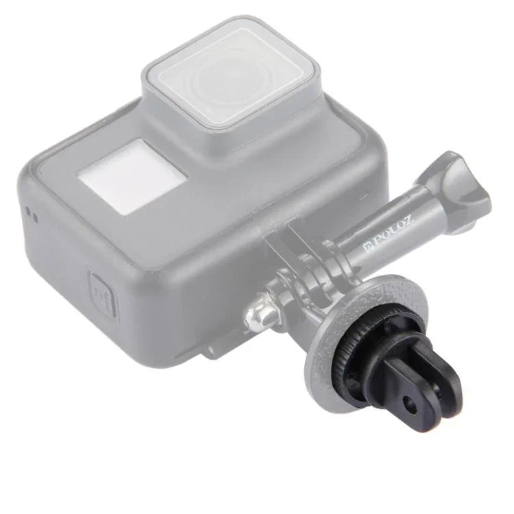 Adaptateur de fixation pour trépied PULUZ Mini, filetage 1/4 pouce, compatible avec GoPro, Insta360, DJI et autres caméras d'action. Diamètre du trou de vis : 3,9 mm. Diamètre de l'adaptateur : 2,2 cm.