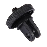 Adaptateur de fixation pour trépied PULUZ à vis 1/4 pouce pour GoPro, Insta360, DJI et autres caméras d'action. Diamètre du trou de vis : 5 mm. Diamètre du filetage : 3,3 cm.