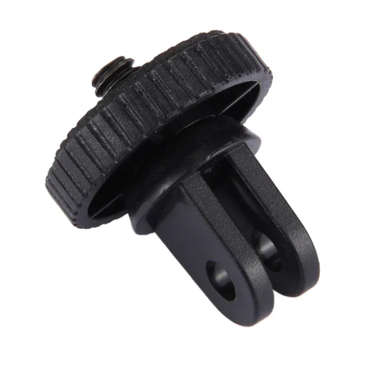 Adaptateur de fixation pour trépied PULUZ à vis 1/4 pouce pour GoPro, Insta360, DJI et autres caméras d'action. Diamètre du trou de vis : 5 mm. Diamètre du filetage : 3,3 cm.