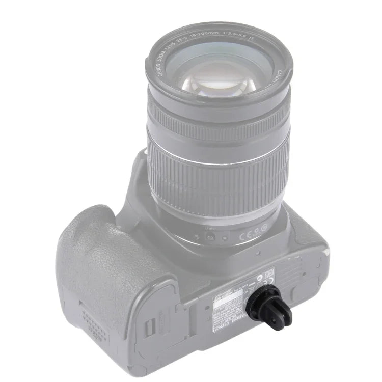Adaptateur de fixation pour trépied PULUZ à vis 1/4 pouce pour GoPro, Insta360, DJI et autres caméras d'action. Diamètre du trou de vis : 5 mm. Diamètre du filetage : 3,3 cm.