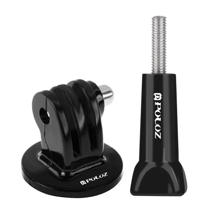 Adaptateur de trépied PULUZ avec vis longue pour GoPro, Insta360, DJI et autres caméras d'action, adaptateur pour trépied + vis
