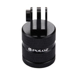 Adaptateur de trépied PULUZ à filetage 1/4 pouce, usiné CNC, compatible avec GoPro, Insta360, DJI et autres caméras d'action, longueur 1/4 pouce.