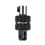 Bras d'extension pivotant CNC à rotation 360° PULUZ pour trépied, compatible avec GoPro, Insta360, DJI et autres caméras d'action, adaptateur d'extension