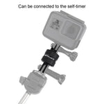 Bras d'extension pivotant CNC à rotation 360° PULUZ pour trépied, compatible avec GoPro, Insta360, DJI et autres caméras d'action, adaptateur d'extension