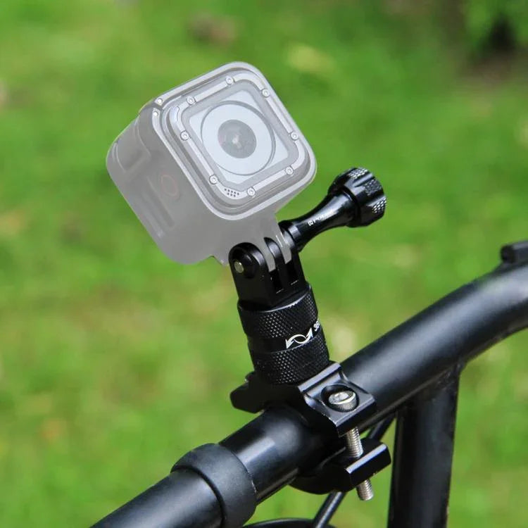 Support adaptateur de guidon de vélo en aluminium à rotation 360° PULUZ avec vis pour GoPro, Insta360, DJI et autres caméras d'action, en stock en Chine (rouge), en stock en Chine (bleu), support adaptateur de guidon 1