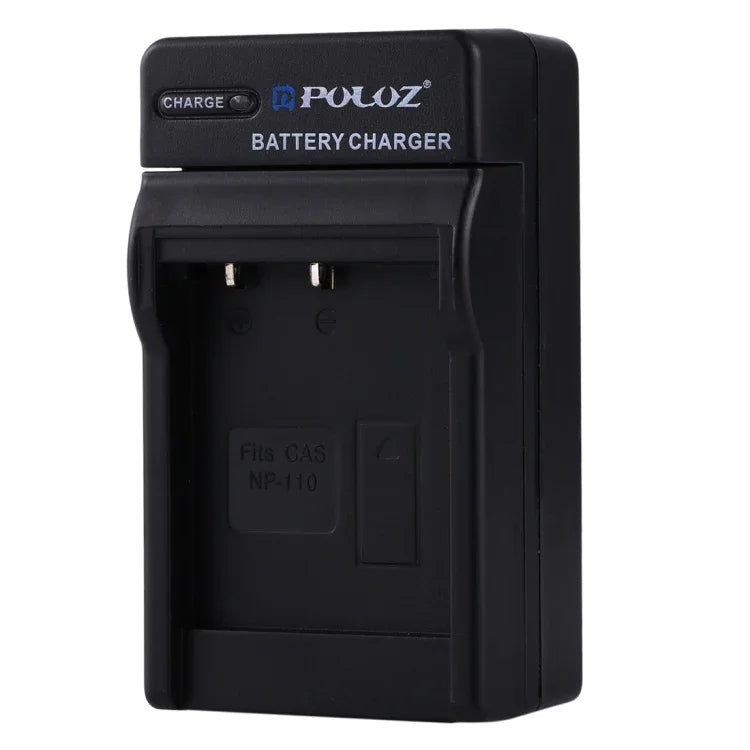 Chargeur de voiture PULUZ pour batterie d'appareil photo numérique Casio NP-110, chargeur de voiture NP-110