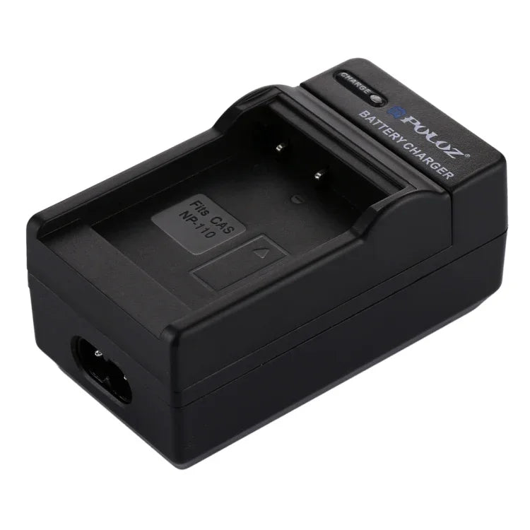 Chargeur de voiture PULUZ pour batterie d'appareil photo numérique Casio NP-110, chargeur de voiture NP-110