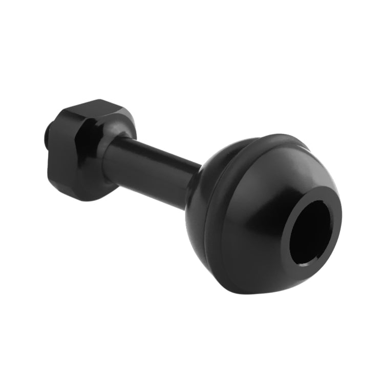 PULUZ Support à rotule en aluminium avec vis 1/4 pouce pour GoPro, Insta360, DJI et autres caméras d'action, diamètre : 2,5 cm, vis 1/4 pouce (noir), vis 1/4 pouce (bleu)