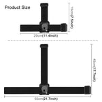 Sangle de tête élastique réglable PULUZ pour GoPro, Insta360 ONE R, DJI Osmo Action et autres caméras d'action