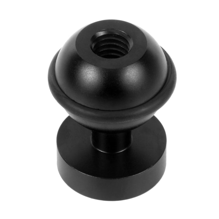 PULUZ – Adaptateur de support à rotule en aluminium CNC pour GoPro, Insta360, DJI et autres caméras d'action, diamètre : 2,5 cm, aluminium CNC (noir)