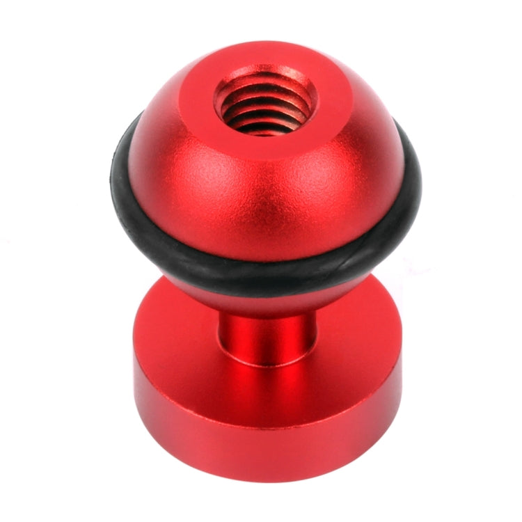 PULUZ – Adaptateur de support à rotule en aluminium CNC pour GoPro, Insta360, DJI et autres caméras d'action, diamètre : 2,5 cm, aluminium CNC (noir)