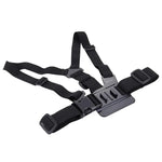 Sangle de poitrine réglable PULUZ avec fixation en J et vis longue pour GoPro, Insta360, DJI et autres caméras d'action.