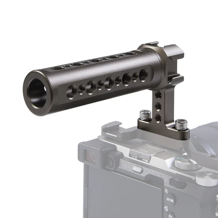 Poignée supérieure de stabilisation vidéo portable PULUZ avec 3 supports pour griffe porte-accessoires pour cage de caméra, pour poignée supérieure de cage de caméra