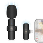 Microphone lavalier sans fil avec réduction de bruit et réverbération pour appareil 8 broches, support de charge téléphone, microphone sans fil 8 broches