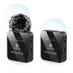 Microphone cravate sans fil PULUZ 1 TX + 1 RX, 1 TX + 1 RX