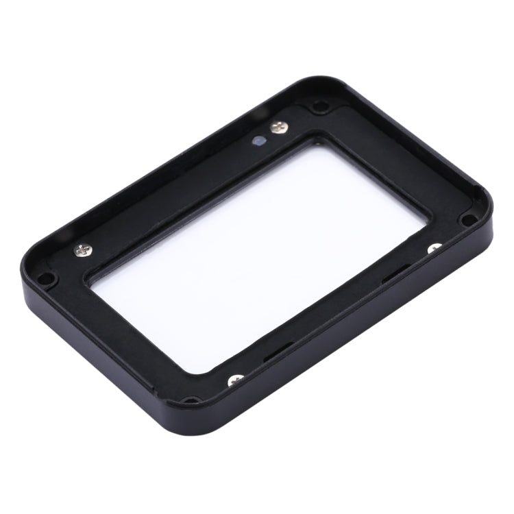 Protection d'objectif PULUZ en alliage d'aluminium et verre trempé, motif flamme, pour Sony RX0 / RX0 II, avec vis et tournevis, rouge flamme avant.