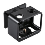 PULUZ pour Sony RX0 Cage de protection en alliage d'aluminium + filtre UV 37 mm + pare-soleil avec vis et tournevis, disponible en noir, or, bleu, rouge et argent.