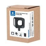 PULUZ pour Sony RX0 Cage de protection en alliage d'aluminium + filtre UV 37 mm + pare-soleil avec vis et tournevis, disponible en noir, or, bleu, rouge et argent.