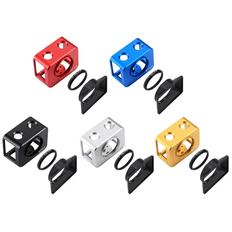 PULUZ pour Sony RX0 Cage de protection en alliage d'aluminium + filtre UV 37 mm + pare-soleil avec vis et tournevis, disponible en noir, or, bleu, rouge et argent.