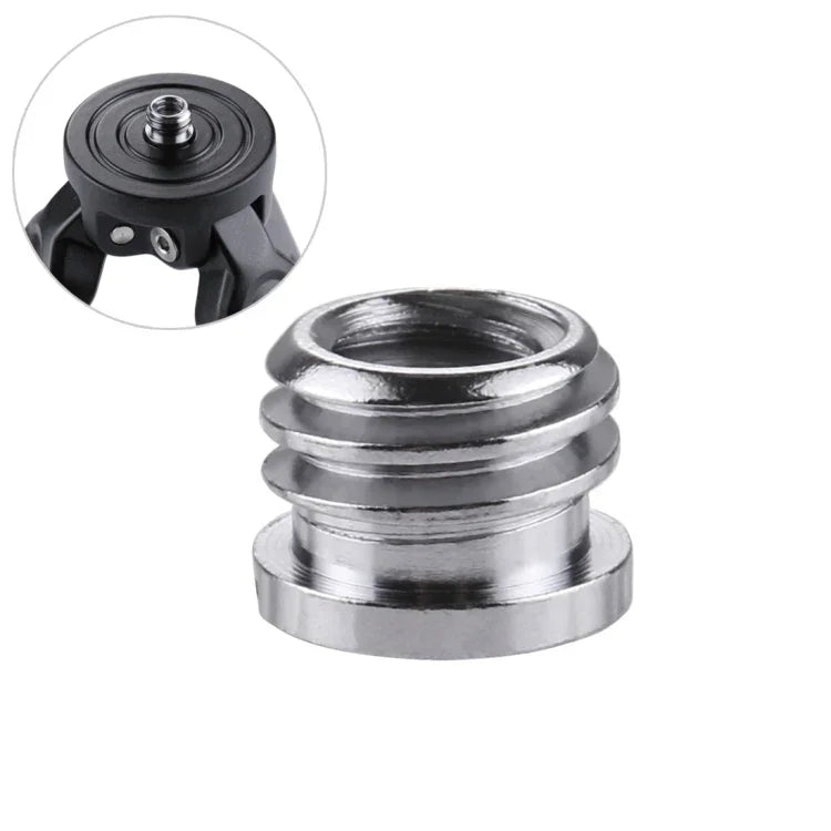 Vis adaptateur PULUZ filetage femelle 1/4 pouce vers filetage mâle 3/8 pouce, 1/4 femelle vers 3/8 mâle