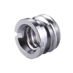 Vis adaptateur PULUZ filetage femelle 1/4 pouce vers filetage mâle 3/8 pouce, 1/4 femelle vers 3/8 mâle