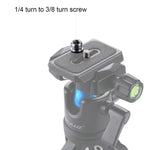Vis adaptateur PULUZ filetage femelle 1/4 pouce vers filetage mâle 3/8 pouce, 1/4 femelle vers 3/8 mâle