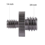 Vis adaptateur PULUZ filetage mâle 1/4 pouce vers filetage mâle 3/8 pouce, 1/4 mâle vers 3/8 mâle