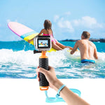 Poignée flottante PULUZ avec dragonne pour GoPro HERO10 Black / HERO9 Black / HERO8 Black / HERO7 /6 /5 /5 Session /4 Session /4 /3+ /3 /2 /1, Xiaoyi et autres caméras d'action.
