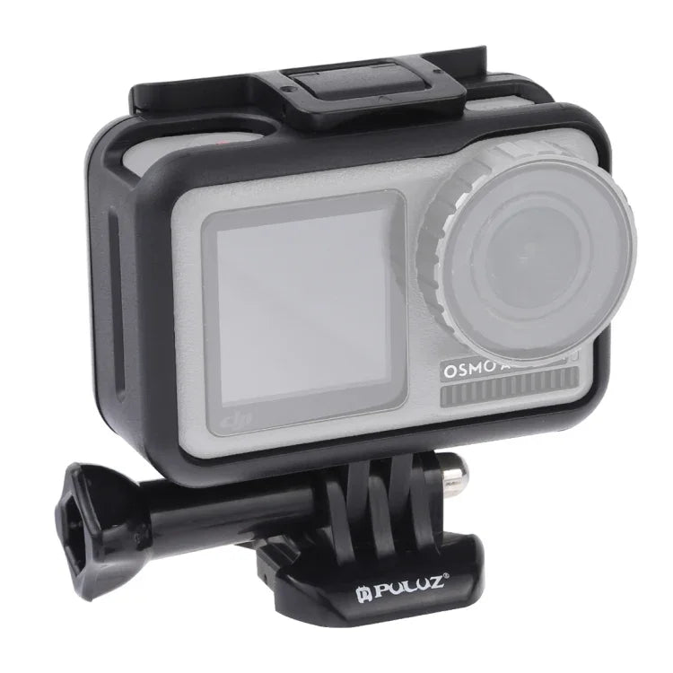 Cadre de protection standard PULUZ en ABS pour DJI Osmo Action, avec fixation de base à boucle et vis, ABS