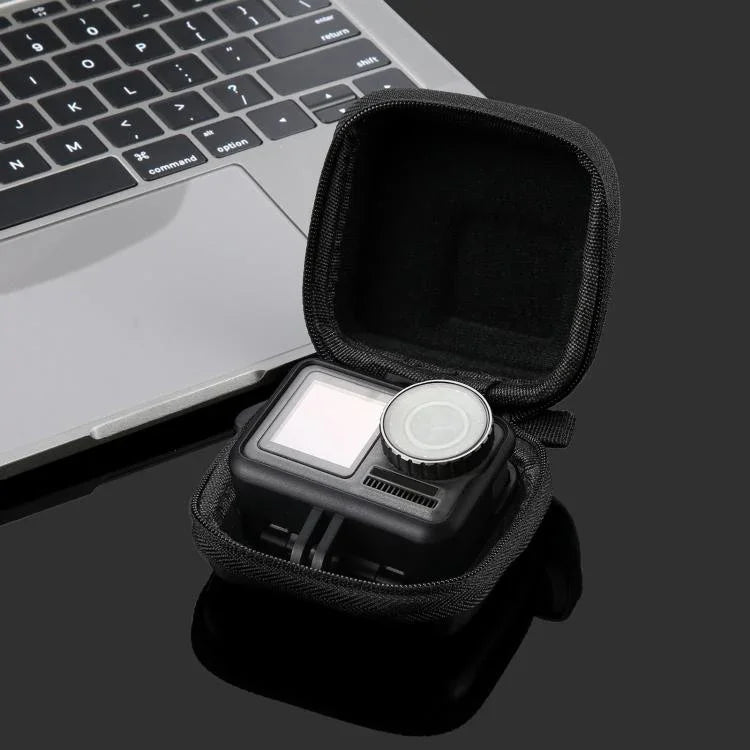 Sacoche de rangement portable PULUZ Mini en fibre de carbone, compatible avec DJI OSMO Action