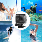Boîtier étanche PULUZ pour caméra GoPro HERO8 Black, profondeur de plongée jusqu'à 60 m.