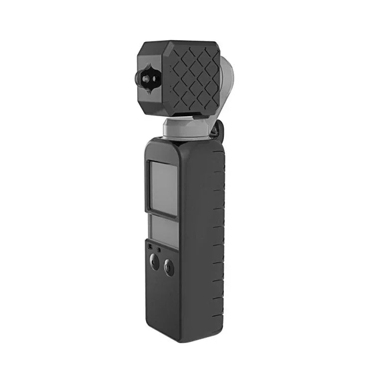 Ensemble de coques en silicone à texture diamant PULUZ 2 en 1 pour DJI OSMO Pocket, pour DJI OSMO Pocket