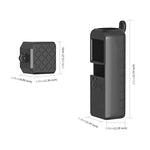 Ensemble de coques en silicone à texture diamant PULUZ 2 en 1 pour DJI OSMO Pocket, pour DJI OSMO Pocket