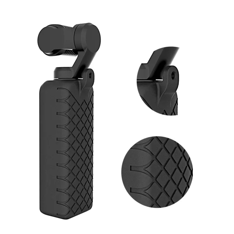 Ensemble de coques en silicone à texture diamant PULUZ 2 en 1 pour DJI OSMO Pocket, pour DJI OSMO Pocket
