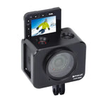 Cage de protection en alliage d'aluminium PULUZ + filtre UV 37 mm + pare-soleil avec vis et tournevis pour Sony RX0 / RX0 II