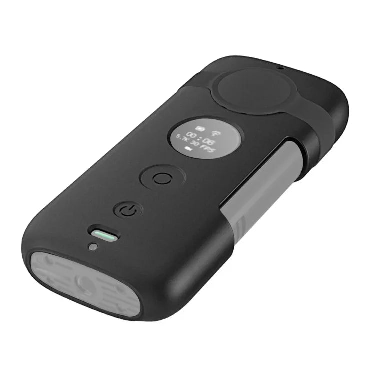 Étui de protection en silicone PULUZ avec cache d'objectif pour Insta360 ONE X, pour Insta360 ONE X (noir), pour Insta360 ONE X (rouge)