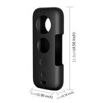 Étui de protection en silicone PULUZ avec cache d'objectif pour Insta360 ONE X, pour Insta360 ONE X (noir), pour Insta360 ONE X (rouge)