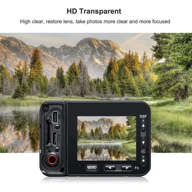 PULUZ Film de protection flexible anti-traces de doigts pour objectif avant et écran LCD arrière, compatible avec Sony RX0 II / RX0.