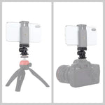 Adaptateur de fixation pour trépied à griffe flash PULUZ avec filetage 1/4 pouce, adaptateur de fixation