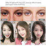 PULUZ Anneau LED RGBW dimmable USB 4,7 pouces 12 cm surface courbe 10 modes 8 couleurs Lumières vidéo photo vlog avec tête de trépied à rotule, 4,7 pouces RGBW