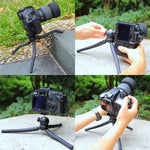 PULUZ Mini trépied flexible Octopus avec rotule pour appareils photo reflex, GoPro, téléphones portables, taille : 25 cm x 4,5 cm, trépied de 25 cm