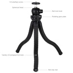 Support trépied flexible mini pieuvre PULUZ avec rotule pour appareils photo reflex, GoPro, téléphones portables, dimensions : 30 cm x 5 cm, trépied de 30 cm