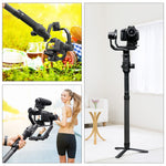 Perche télescopique en fibre de carbone PULUZ pour monopode DJI / MOZA / Feiyu V2 / Zhiyun G5 / SPG, longueur : 35 cm.