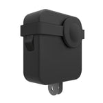 Étui PULUZ pour GoPro Max avec double capuchon d'objectif et boîtier de protection en silicone.